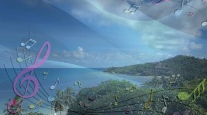 Волны моря и океана с музыкой стиля чиллаут для релаксации, отдыха или спокойного, безмятежного сна