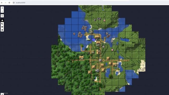 Minecraft Journeymap 1.21.4 WEB MAP - how to use (2025) смотреть онлайн