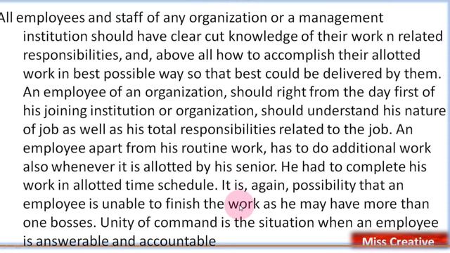 Unity Of Command (एकता की अवधारणा)/Concept/ Educational Administration смотреть онлайн