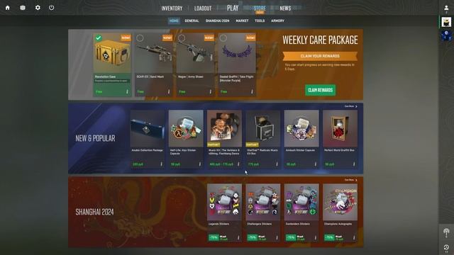 Еженедельный дроп в CS2 |путь до редкого дропа №6 смотреть онлайн