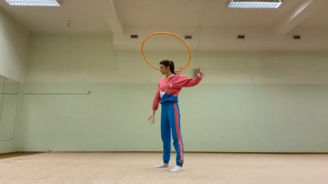 Постановка номера с обручем для выступления по художественной гимнастике смотреть онлайн
