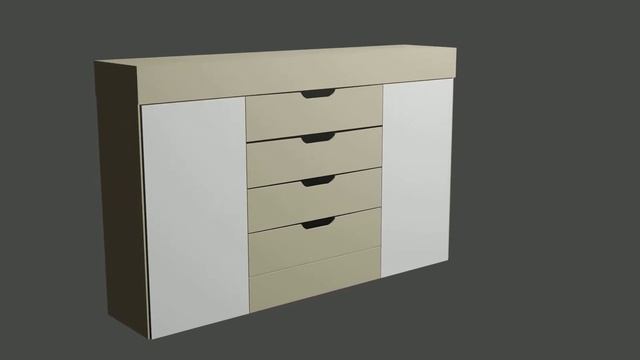 Modern Sideboard (Blender 3D) смотреть онлайн