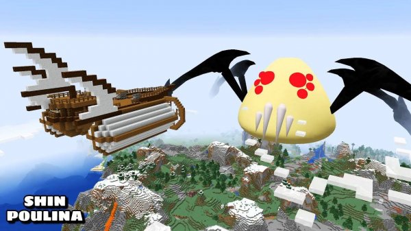 ВЫЖИВАНИЕ ОТ ПАУКА ШИН ПУЛИНЫ ЧАСТЬ 2 в Майнкрафте (#Minecraft)