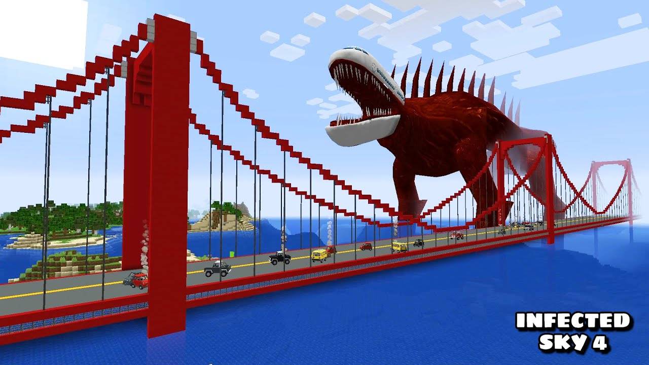 ВЫЖИВАНИЕ В ЗАРАЖЕННОМ НЕБЕ ЧАСТЬ 4 в Майнкрафте (#Minecraft) смотреть онлайн