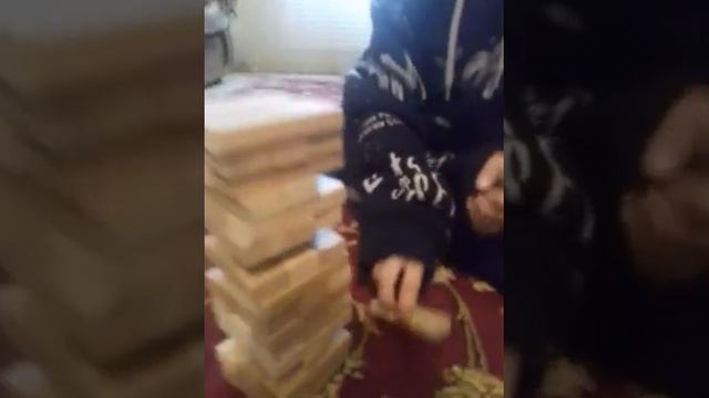 игра дженга на желание 1 часть/научила сестру желать шпагат😮 смотреть онлайн