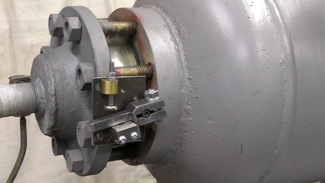 Работа заслонки газовой МПК 20ШН