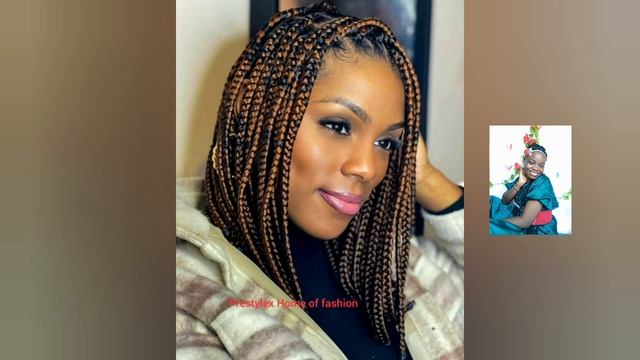 New knotless box braids hairstyles 2024 | knotless braids styles for African American women смотреть онлайн