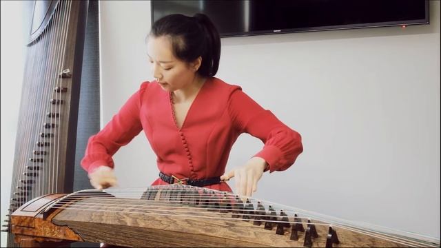 古筝 Guzheng 山丹丹开花红艳艳 Red Flowers Blooming All Over the Mountain 陈雪艳 Xueyan Chen смотреть онлайн