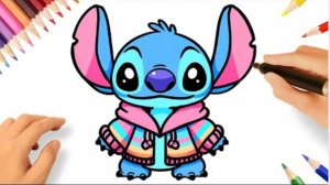 КАК НАРИСОВАТЬ СТИЧА 💙