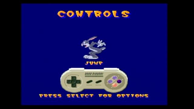 Bugs Bunny: Rabbit Rampage - Start Up - Super Nintendo - SNES смотреть онлайн