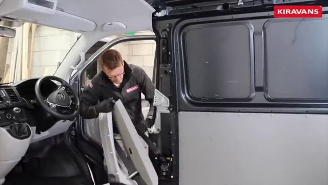 Kiravans Bulkhead Removal VW T5 T6 смотреть онлайн