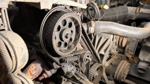 Установка ремня ГРМ на Вольво 940.