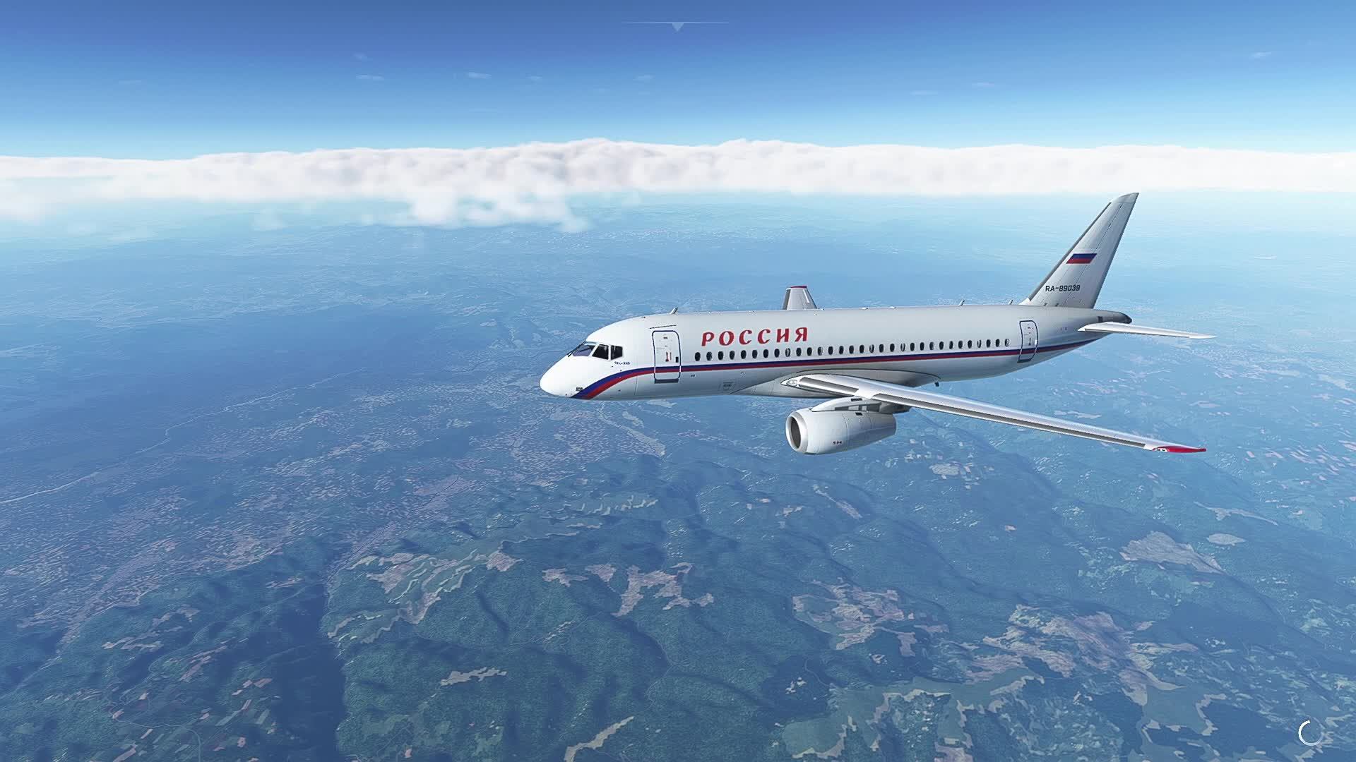 Крым - Молдавия на SSJ 100| MSFS2020