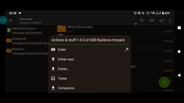 TUTORIAL DE COMO BAIXAR E INSTALAR A TEXTURA Actions & Stuff NO MINECRAFT BEDROCK 1.21 #tutorial смотреть онлайн