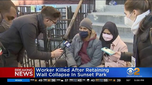 Worker Killed After Retaining Wall Collapsed In Sunset Park смотреть онлайн