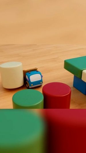 Грузовичок Гру перевозит цилиндры!  Мультфильм Машинки Мокас для малышей #машинки #мультик