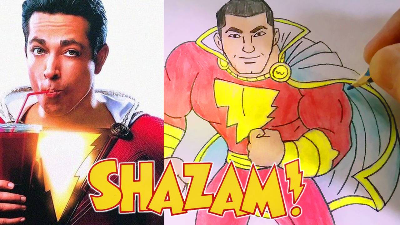 Рисуем удивительного Шазама!