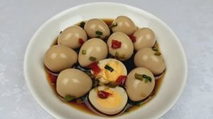 МАРИНОВАННЫЕ ЯЙЦА По-Корейски В Соевом Соусе ❗ Простой Рецепт Вкусной Закуски Из Перепелиных яиц!