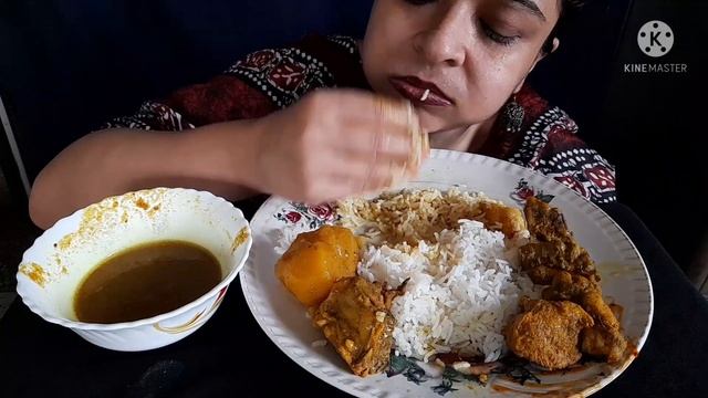 Green Chilli Chicken, Banana Fry, Dal, Sweet Lime Pickle | Eating Show | Madhu's Food Paradise