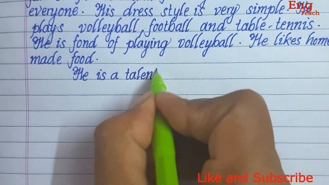 Essay on My Best Friend | Essay in English | Essay writing | English handwriting | Eng Teach смотреть онлайн