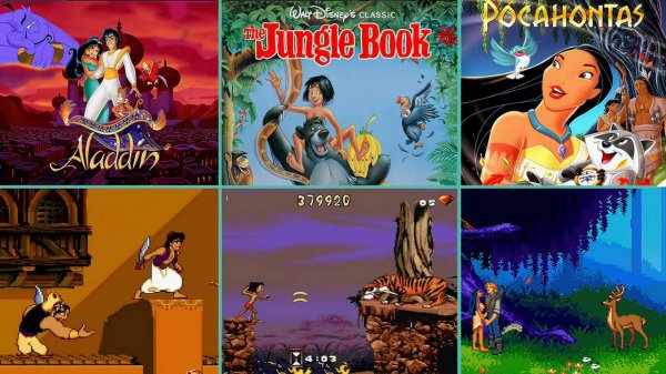 Игры Sega по мультикам Диснея!