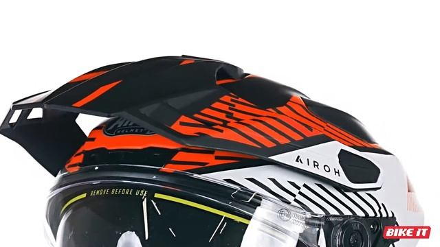 Airoh Commander - Boost Orange - 360° View || The Ultimate Dual-Sport Helmet смотреть онлайн