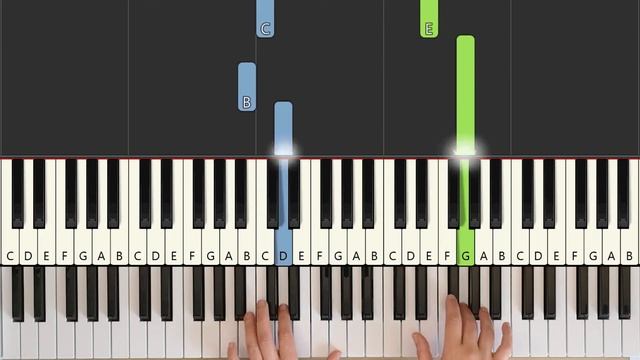 My Bonnie Lies Over The Ocean on the Piano (2 Hands) | Easy Piano Tutorial for Beginners смотреть онлайн