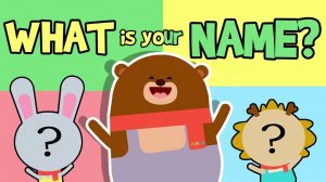 What Is Your Name ♫  Greetings Song  Wormhole Learning - Songs For Kids
