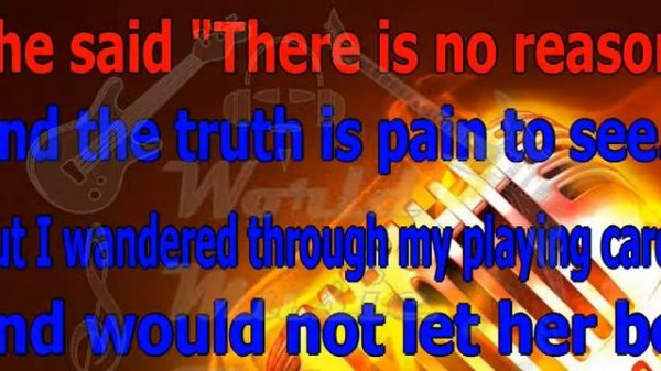 Annie Lennox   A whiter shade of pale KARAOKE