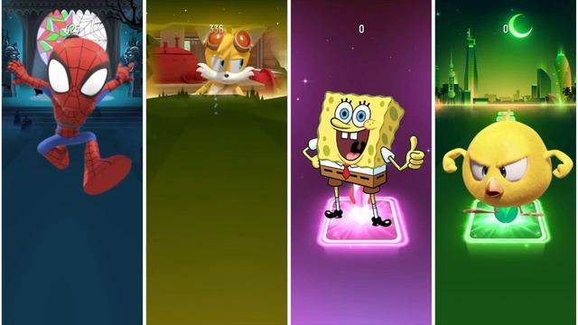 Spidey 🆚 Sonic 🆚 Sponge Bob 🆚 Where's Chicky? 🎶 Who Is Best? смотреть онлайн