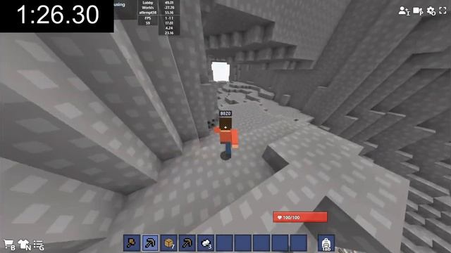 Speedrunning the moonstone pickaxe | Bloxd.io смотреть онлайн