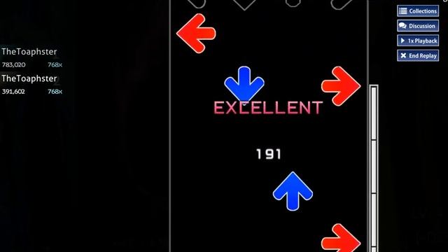 osu!mania - 4k Tachyon Dan v2 - 94.07% A Rank! смотреть онлайн