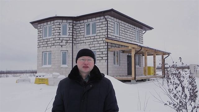 Коттедж из газобетона Ytong ЗС 55-14. Отзыв клиента. смотреть онлайн