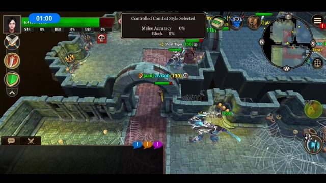 Ancients Reborn MMORPG [ 7 v 1 ] I CRASHED THEIR ICE KING смотреть онлайн