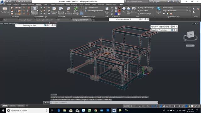 Advance Steel - Xuất bản vẽ chi tiết dầm смотреть онлайн