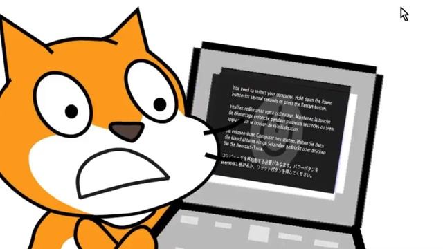 Scratch Cat Funny Moment
