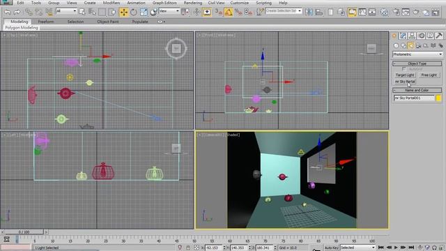 3ds Max 2016 mental ray 教學課程 009 mrSkyPortal天光入口 смотреть онлайн