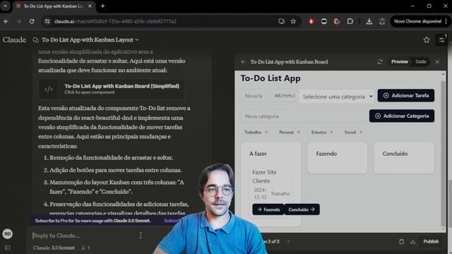 Criar Aplicativo com Claude.ai Artifacts / Código com IA sem saber Programar смотреть онлайн