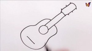 Рисуем музыкальные инструменты. Как нарисовать гитару вместе с ребенком