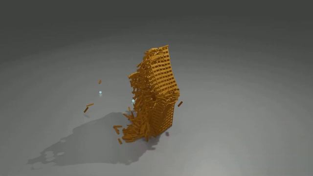 Keva plank tower destruction physics (blender 2.8 EEVEE) смотреть онлайн