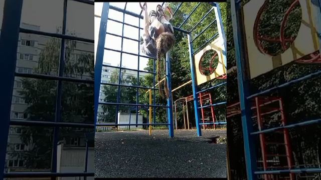 Как сделать переворот назад на кольцах смотреть онлайн