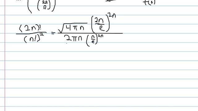Binomial Limit -- Application of Stirling смотреть онлайн