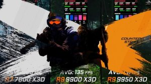 Ryzen 7 7800X3D vs  9 9900X3D vs 9 9950X3D / Test / 1080p - 1440p / in 8 Games / RTX 4090