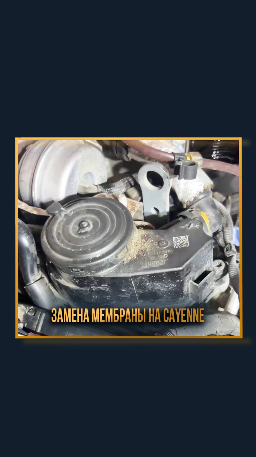 Замена мембраны на Cayenne смотреть онлайн