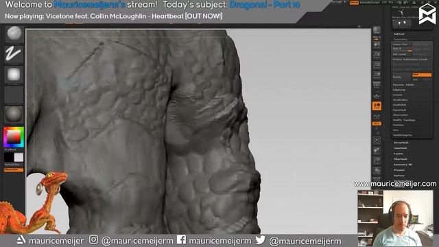 Zbrush Speedsculpt - Episode 14: Fox to Dragon! - Part 10 смотреть онлайн