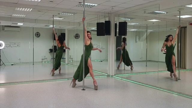 Облёт pole dance. Обучающее видео. Tutorial. смотреть онлайн