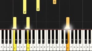 Песня про зайцев из к/ф "Бриллиантовая рука" / piano tutorial