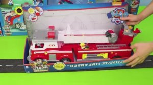 Детская Пожарная машина тушит пожар! 🚒🔥 Захватывающие кадры и работа спасателей