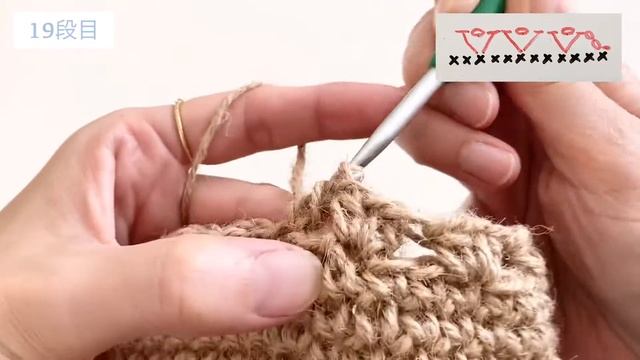 【余った麻ひもで編む】カゴバッグ風小物いれ смотреть онлайн