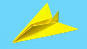 Как сделать самолет из бумаги. Истребитель из бумаги. Оригами самолёт